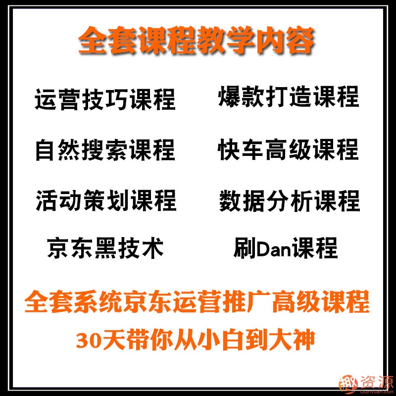 2019京東平臺(tái)店鋪運(yùn)營(yíng)教程快車(chē)營(yíng)銷(xiāo)技巧高級(jí)開(kāi)店全套電商視頻教學(xué)插圖1