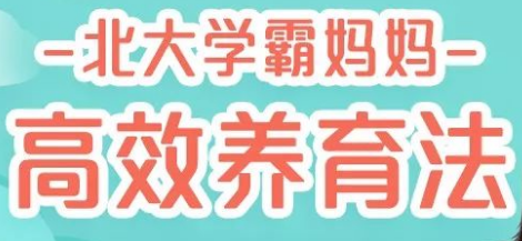 北大媽媽高效養(yǎng)育法，45堂課培養(yǎng)出有競爭力的孩子-第1張圖片-學(xué)技樹