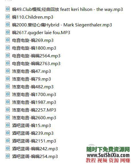 320K無(wú)損車(chē)載流行MP3音樂(lè)舞曲+MP4視頻神曲，共42G幾千首打包分享_趣資料教程資源插圖20