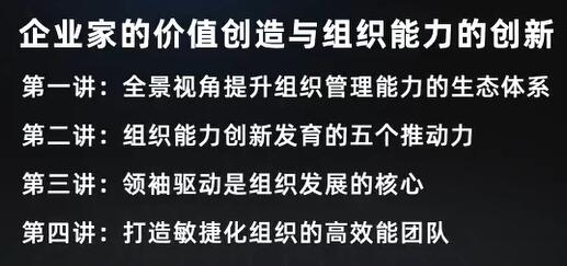 《企業(yè)家的價值創(chuàng)造與組織能力的創(chuàng)新》如何打造一支高效能團隊？_百度云網(wǎng)盤視頻課程插圖