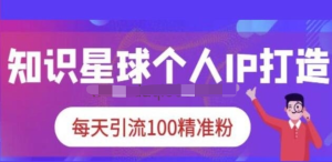 知識(shí)星球個(gè)人IP打造系列課程，每天引流100精準(zhǔn)粉【視頻教程】百度網(wǎng)盤插圖