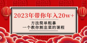 韭菜-聯(lián)盟?2023年帶你年入20w+方法簡(jiǎn)單粗暴，教你如何正確割韭菜插圖