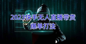 2023快手無人直播帶貨爆單教程，可批量放大操作百度網(wǎng)盤插圖