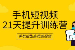 手機(jī)攝影技巧-手機(jī)攝影21天提升訓(xùn)練營，手機(jī)拍出有意境的照片百度網(wǎng)盤插圖