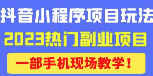 抖音小程序9.0新技巧，2023熱門副業(yè)項(xiàng)目，輕松變現(xiàn)百度網(wǎng)盤插圖