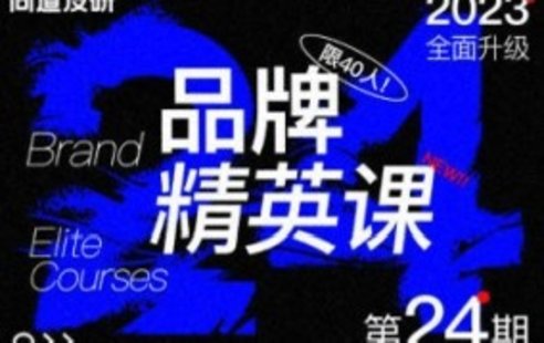 【設(shè)計上新】233. 尚道設(shè)研品牌精英班第24期2023年【畫質(zhì)不錯只有視頻】