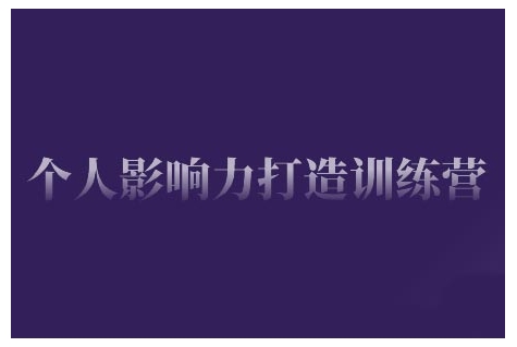 個人影響力打造訓(xùn)練營，掌握公域引流、私域運營、產(chǎn)品定位等核心技能插圖